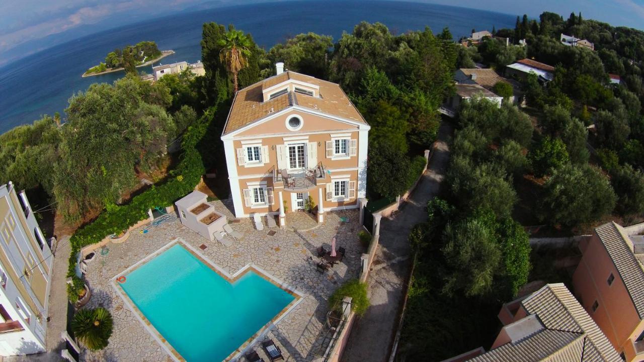 Durrell Corfu Strawberry-Pink Villa Perama  Luaran gambar