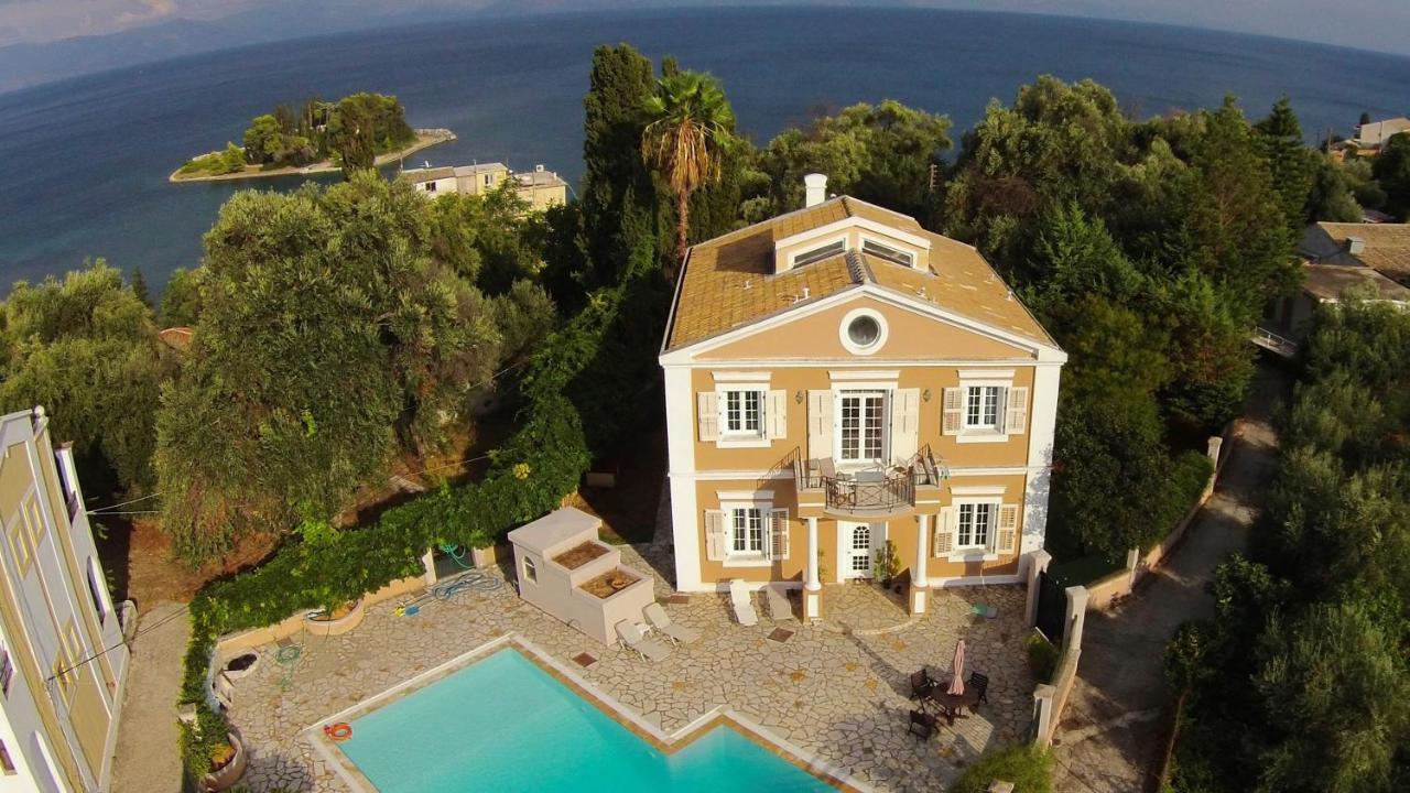 Durrell Corfu Strawberry-Pink Villa Perama  Luaran gambar