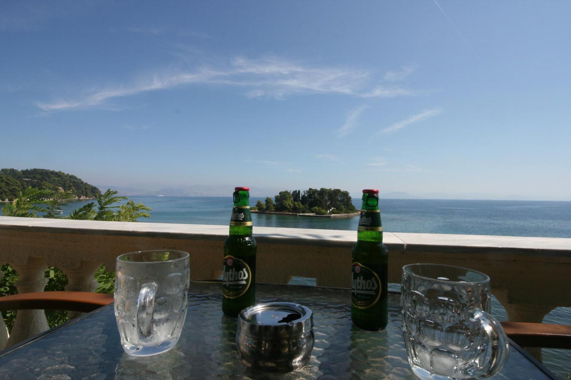 Durrell Corfu Strawberry-Pink Villa Perama  Luaran gambar